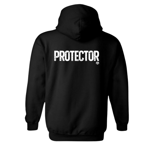 "PROTECTOR" - Premium Unisex Hoodie - Black