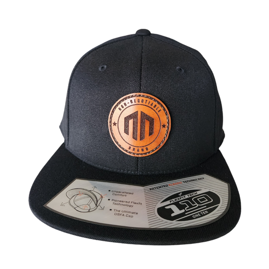 Brand Stitched Leather Patch - Flexfit Snapback