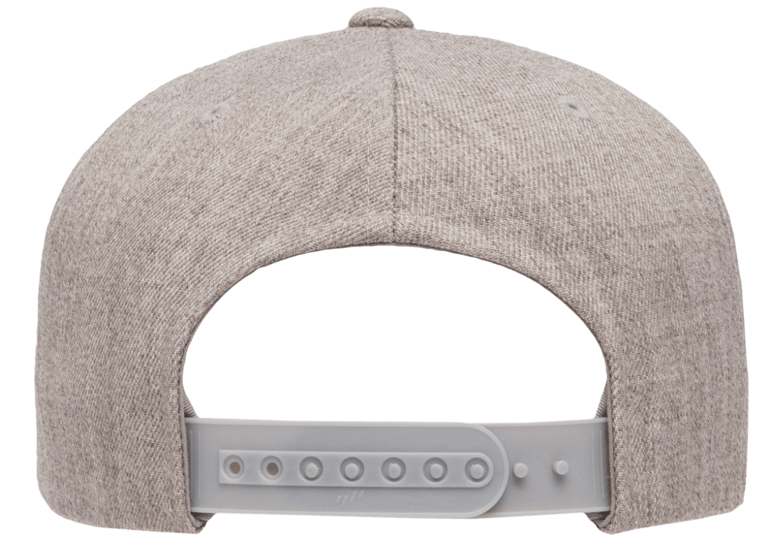 NN LOGO - HEATHER GREY Premium Wool-Blended Snapback