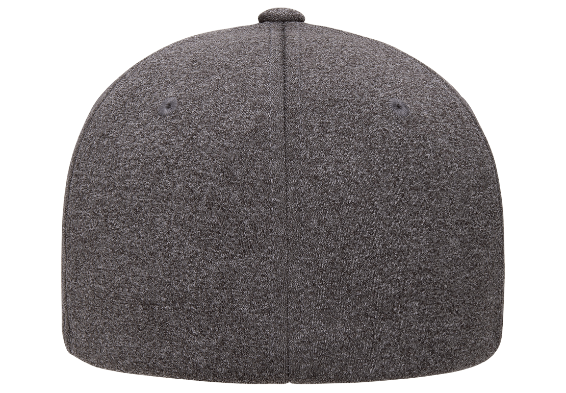 NN LOGO - Trucker FlexFit Fullback - Melange Grey w/ White Logo