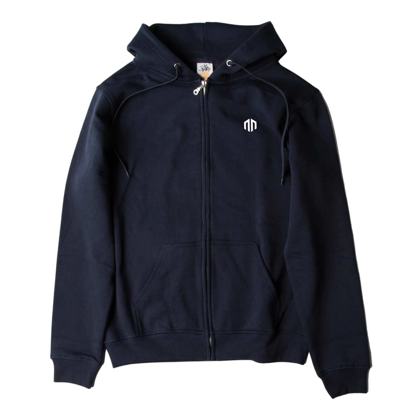 NN Full Zip-Up Hoodie - Navy Blue