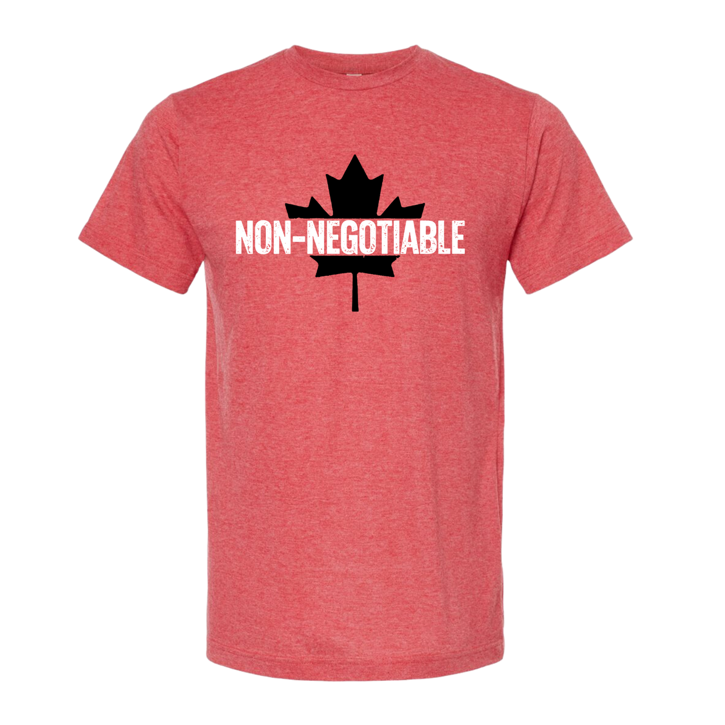 Non-Negotiable CANADA Tee - HEATHER RED