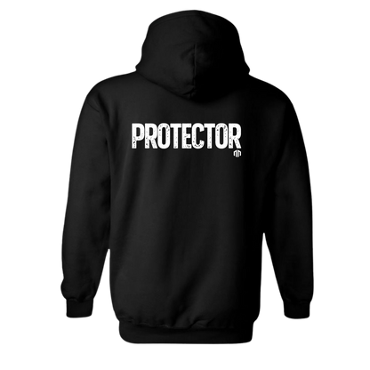 "PROTECTOR" - Premium Unisex Hoodie - Black