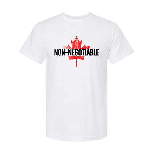 Non-Negotiable CANADA Tee - WHITE