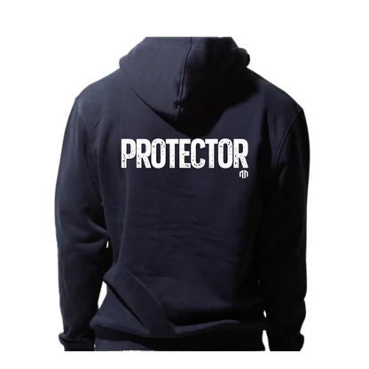 "PROTECTOR" - Premium Unisex Hoodie - Navy Blue