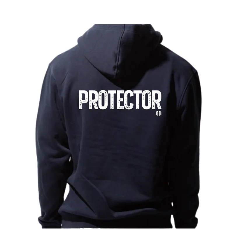 "PROTECTOR" - HOODIE (Blk/White/Sport Gry/Navy)
