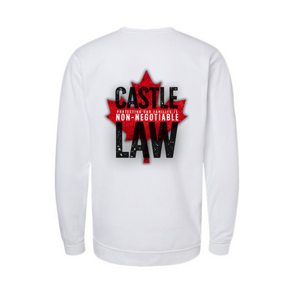 CASTLE LAW - CREW NECK  **NEW** 4 Colours