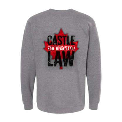 CASTLE LAW - CREW NECK  **NEW** 4 Colours