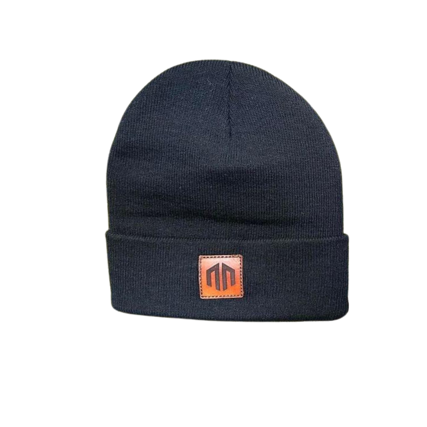 NN LOGO Stitched Leather Patch - Beanie