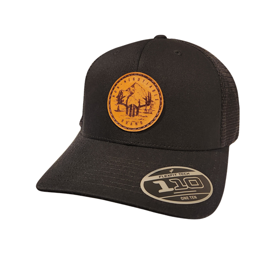 "THE HUNTER" - Curved Trucker Flexfit Snapback (*Meshback*)