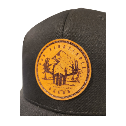 "THE HUNTER" - Curved Trucker Flexfit Snapback (*Meshback*)