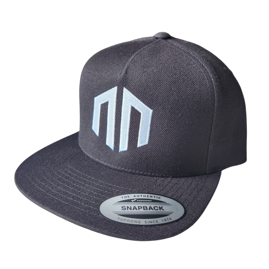 NN LOGO - BLACK Premium Wool-Blended Snapback