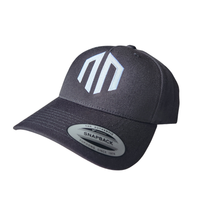 NN LOGO - ALL BLACK Premium Wool-Blended Trucker Curved