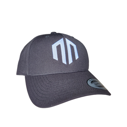 NN LOGO - ALL BLACK Premium Wool-Blended Trucker Curved