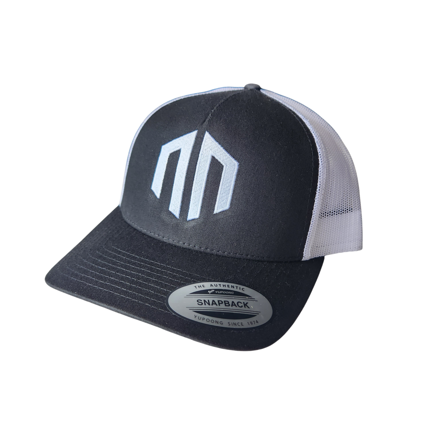 NN LOGO - Black/White Classic Trucker Mesh Snapback