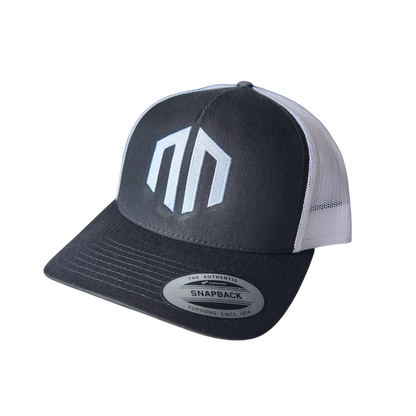 NN LOGO - Black/White Classic Trucker Mesh Snapback