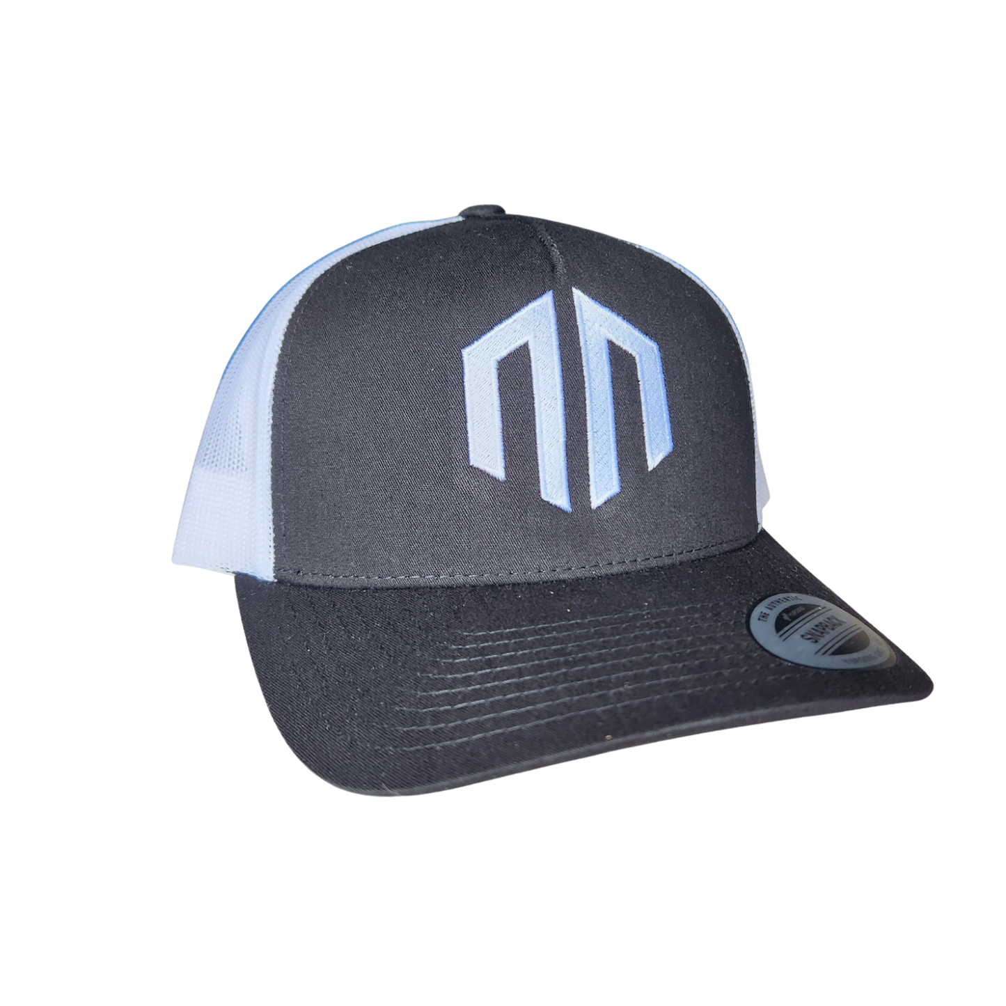 NN LOGO - Black/White Classic Trucker Mesh Snapback