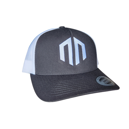 NN LOGO - Black/White Classic Trucker Mesh Snapback