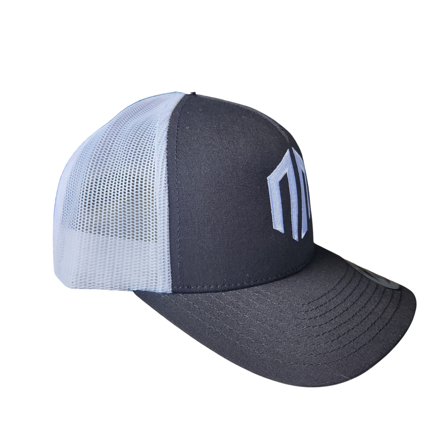 NN LOGO - Black/White Classic Trucker Mesh Snapback