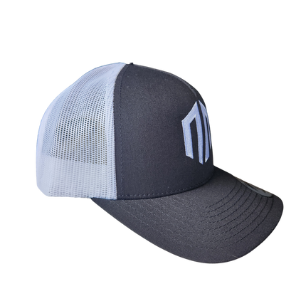 NN LOGO - Black/White Classic Trucker Mesh Snapback