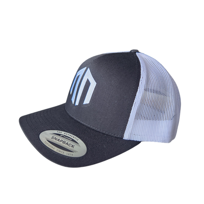 NN LOGO - Black/White Classic Trucker Mesh Snapback