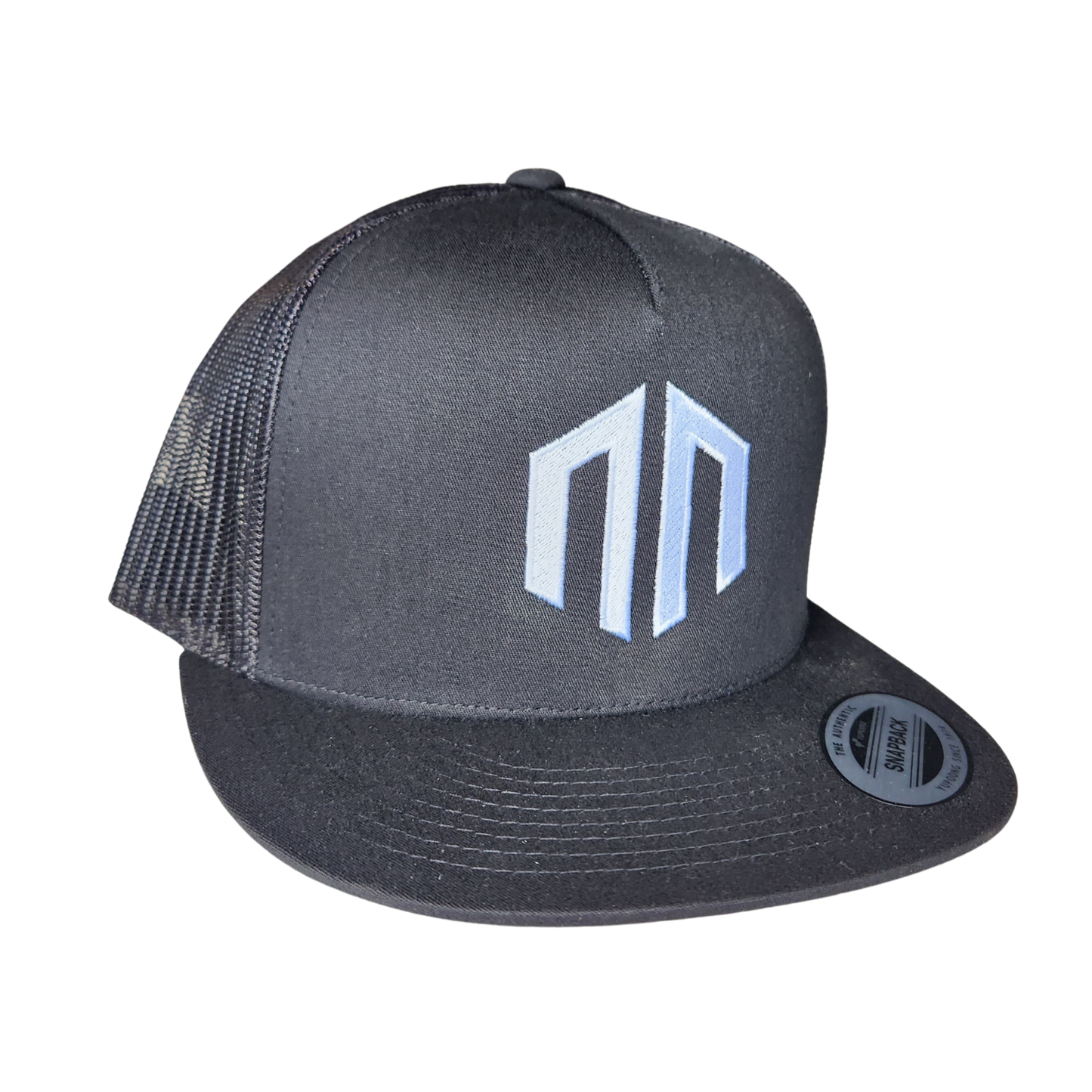 NN LOGO - Full Black Mesh Snapback