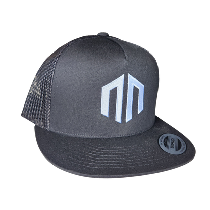 NN LOGO - Full Black Mesh Snapback