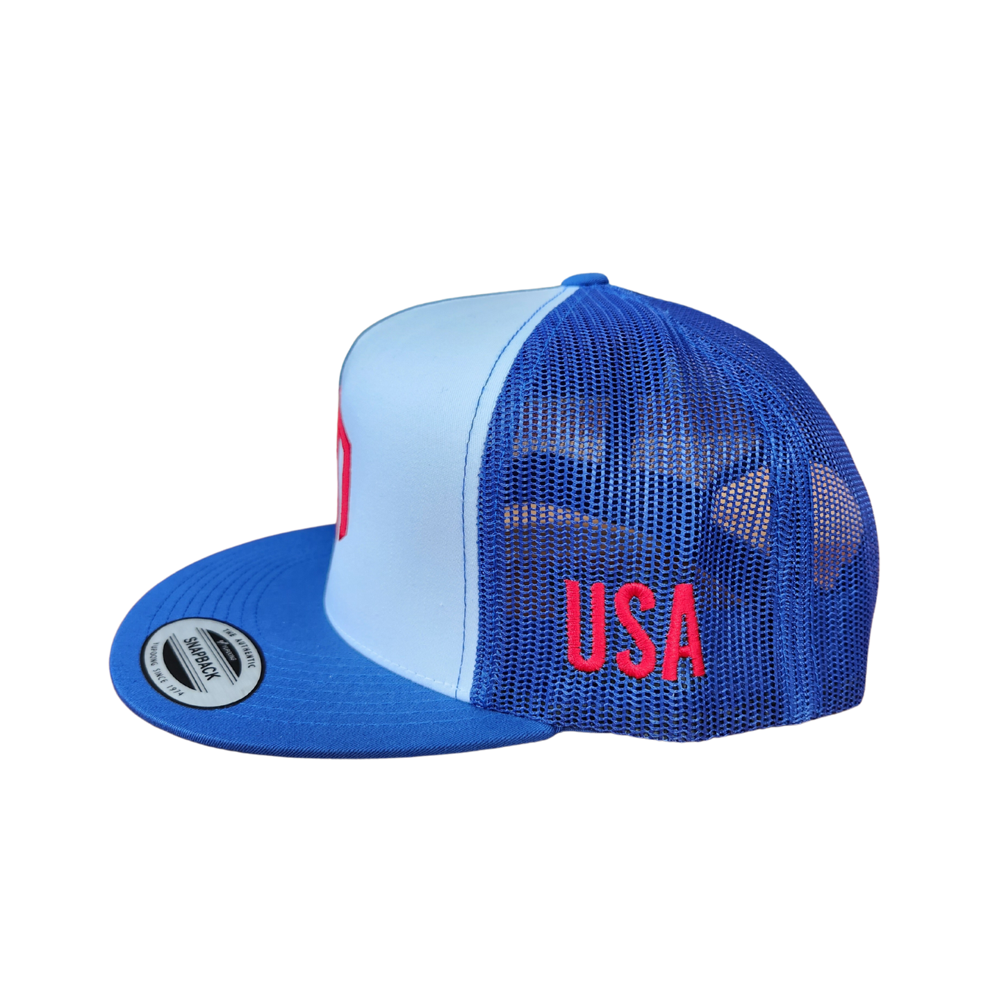 Limited Edition American Thanksgiving - Mesh Snapback - Blue/White/Blue