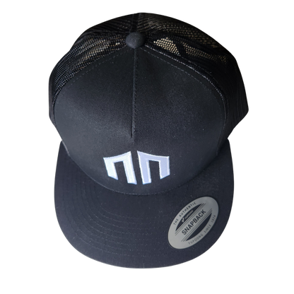 NN LOGO - Full Black Mesh Snapback