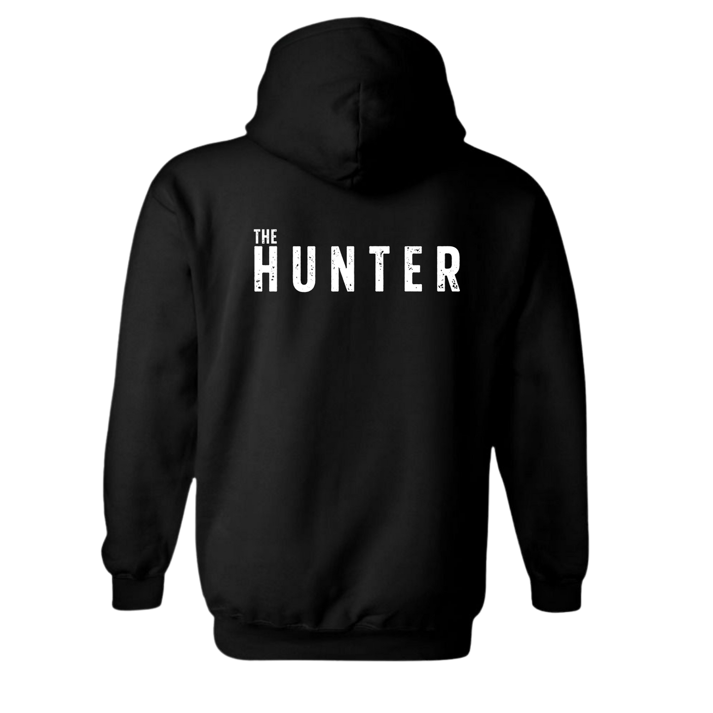 "THE HUNTER" - Premium Unisex Hoodie - Black