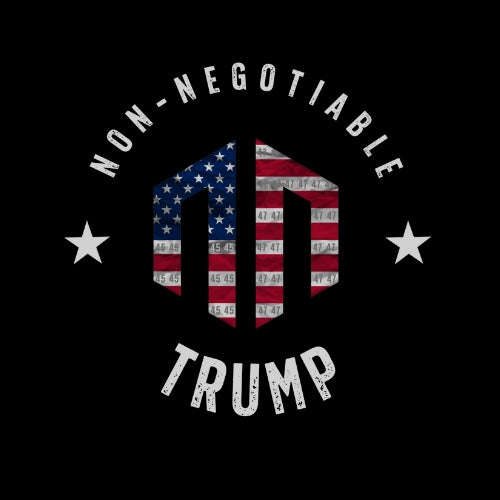 NON-NEGOTIABLE TRUMP 45 - 47 NN Decal