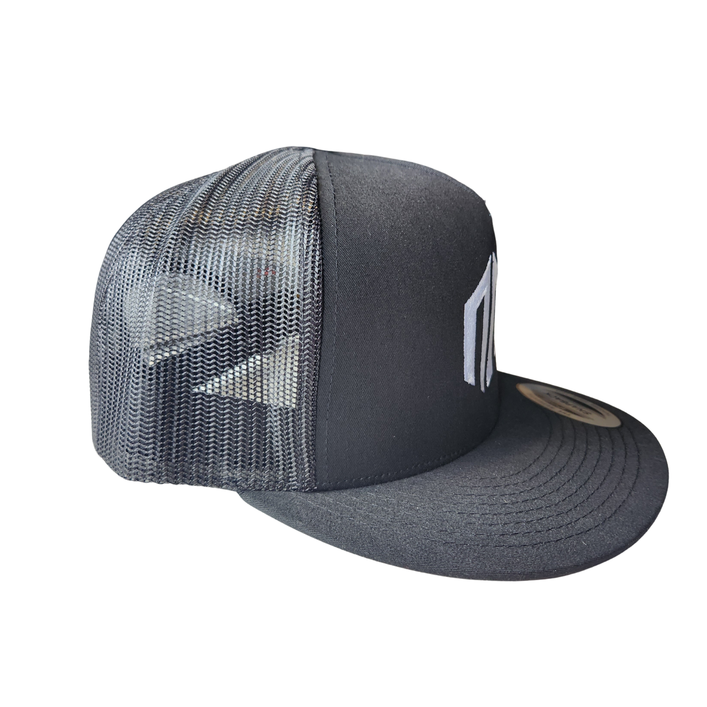 NN LOGO - Full Black Mesh Snapback