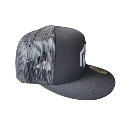 NN LOGO - Full Black Mesh Snapback