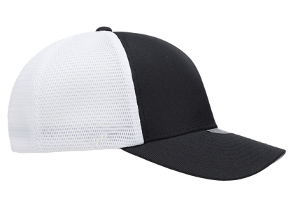 NN LOGO - Trucker FlexFit Mesh Fullback - Black / White