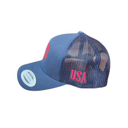 Limited Edition American Thanksgiving - Classic Trucker Mesh Snapback - Navy