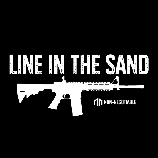 LINE IN THE SAND - Vinyl Decal