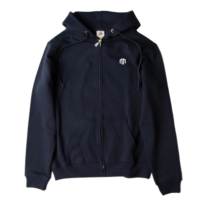 NN Full Zip-Up Hoodie - (Blk/Sport Gry/Navy)