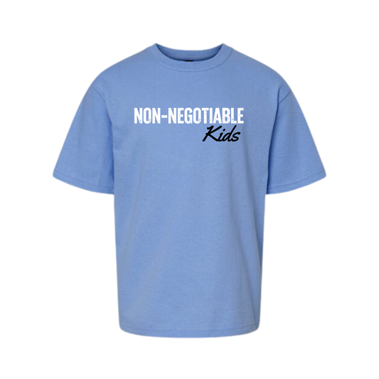 Non-Negotiable Kids - Tri-Blend T-Shirt - BLUE/BLACK