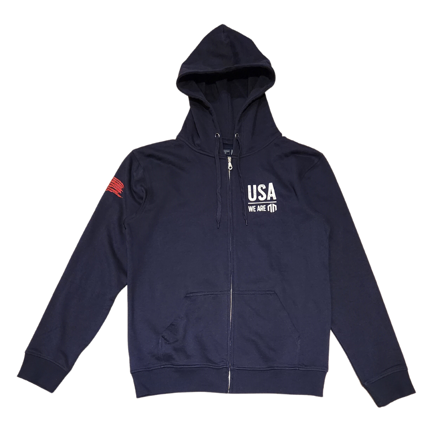 Limited Edition American Thanksgiving - Premium Unisex FULL ZIP Hoodie - Navy