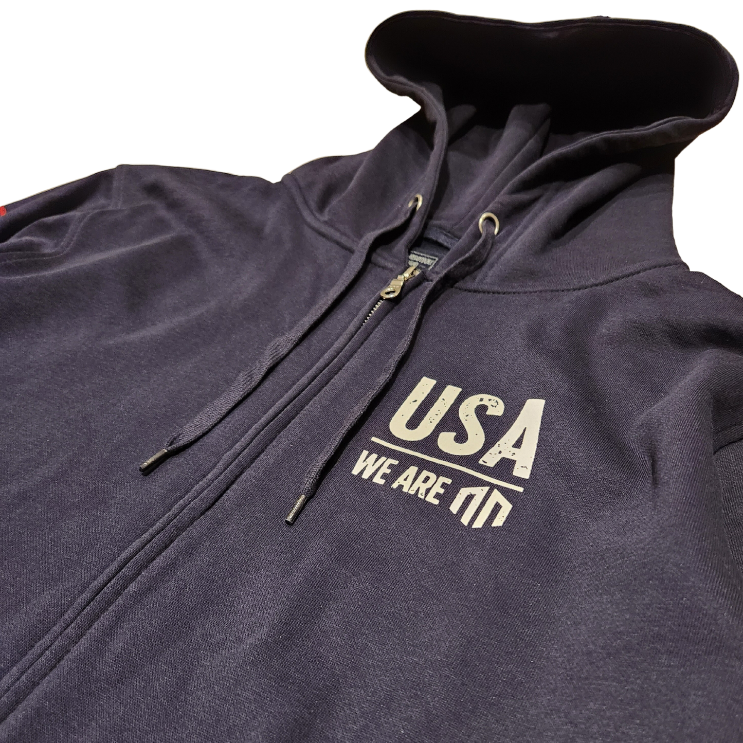 Limited Edition American Thanksgiving - Premium Unisex FULL ZIP Hoodie - Navy