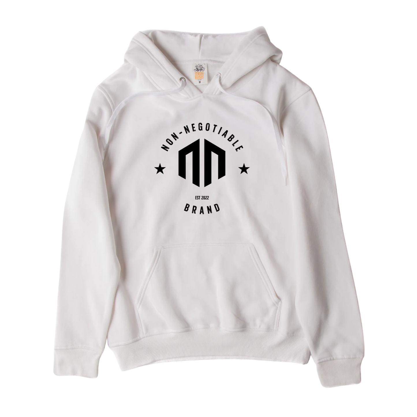 NON-NEGOTIABLE BRAND - Premium Unisex Hoodie - White