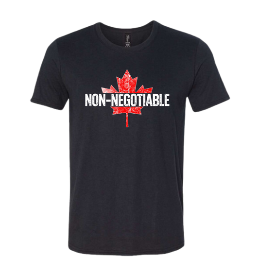 Non-Negotiable CANADA Tee - BLACK