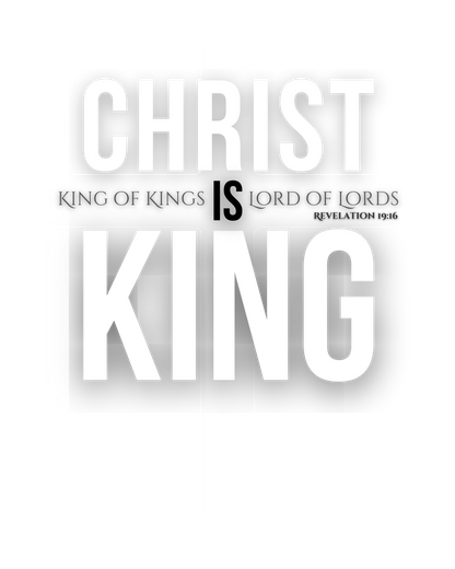 "CHRIST IS KING" CREW NECK **NEW**