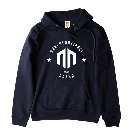 NON-NEGOTIABLE BRAND - Premium Unisex Hoodie - Navy Blue