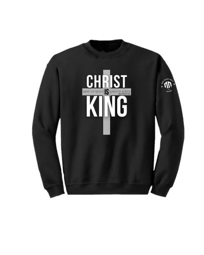 "CHRIST IS KING" CREW NECK **NEW**