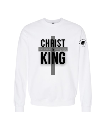 "CHRIST IS KING" CREW NECK **NEW**
