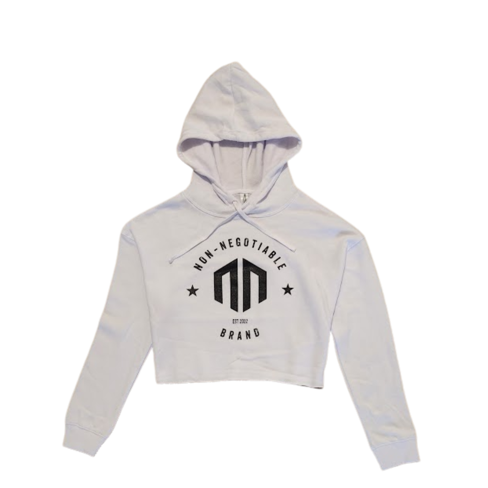 Branded shop cropped hoodie