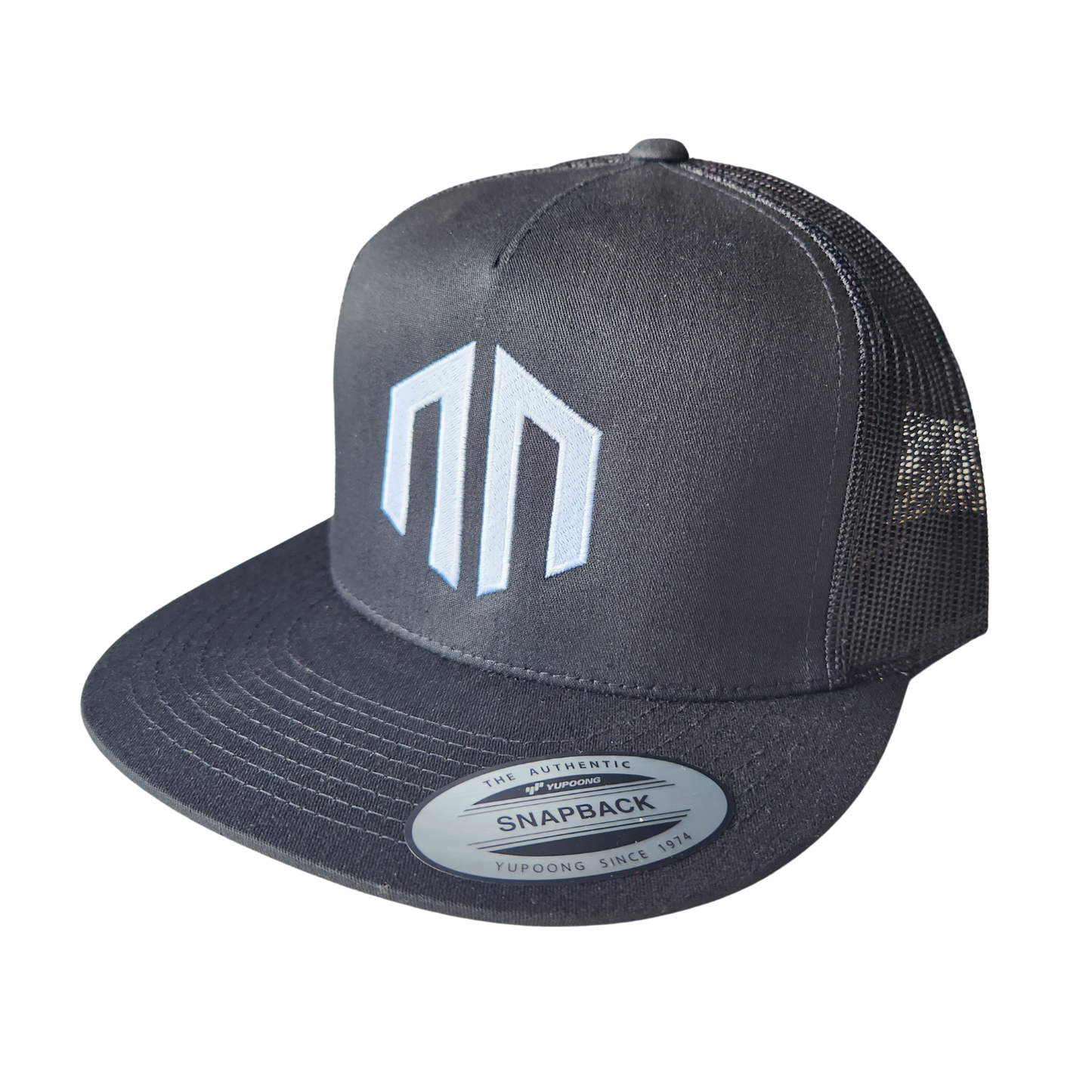 NN LOGO - Full Black Mesh Snapback