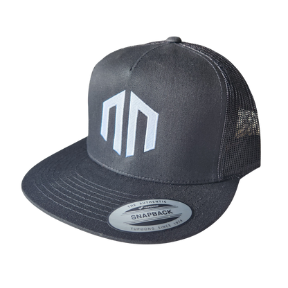 NN LOGO - Full Black Mesh Snapback